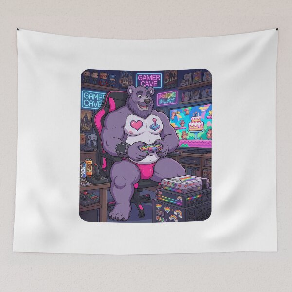 Item preview, Gaymer Bear designed and sold by TheBearthquake.