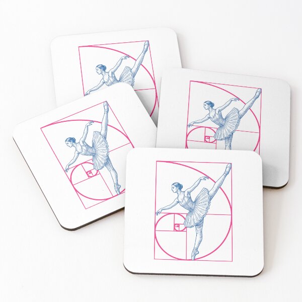 Item preview, Ballerina Fibonacci Spiral Dancing Vintage Ballet Dancer designed and sold by GrandeDuc.