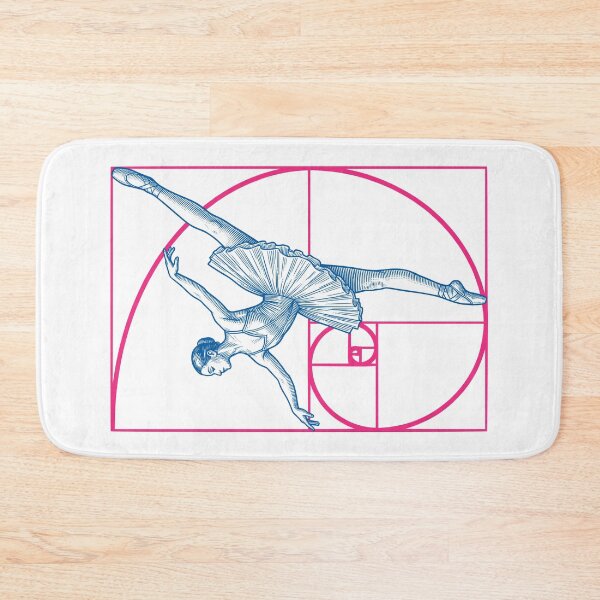 Item preview, Ballerina Fibonacci Spiral Dancing Vintage Ballet Dancer designed and sold by GrandeDuc.