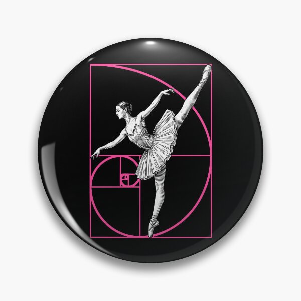 Item preview, Ballerina Fibonacci Spiral Dancing Vintage Ballet Dancer designed and sold by GrandeDuc.