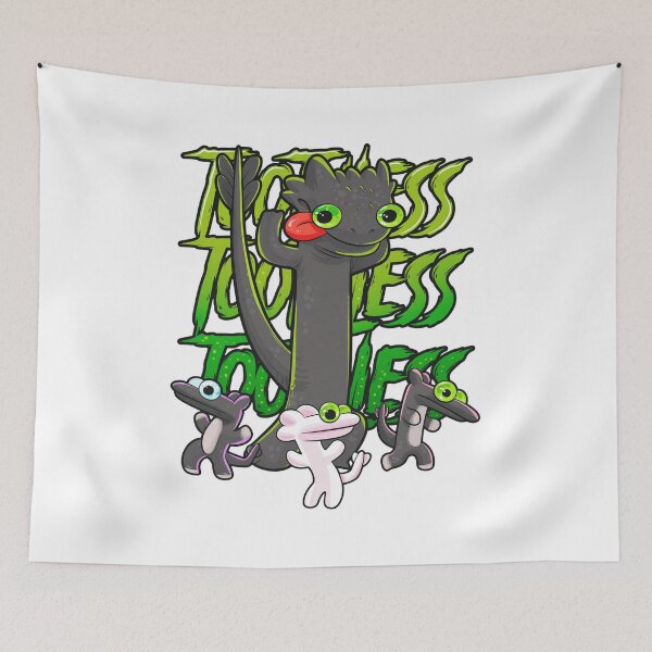 Item preview, Goofy Dragon Licking Lips With Companions designed and sold by LITZYBRENDO.