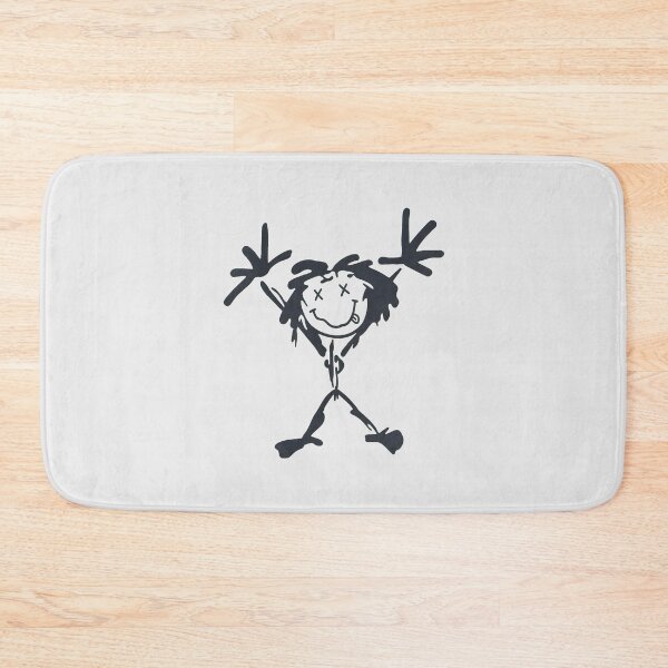Item preview, Sketchy Happy Dreadlock Character Yellow Blue Graphic designed and sold by ETHADALL.