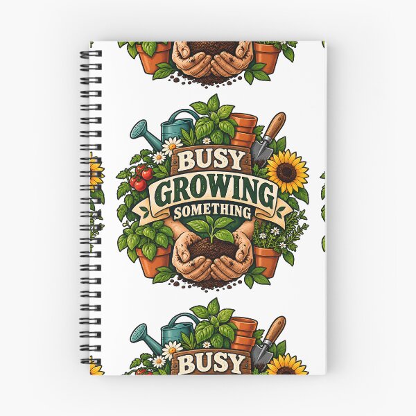 Item preview, Busy Growing Something – Gardening and Slow Hobby Life designed and sold by FindYouByZ.