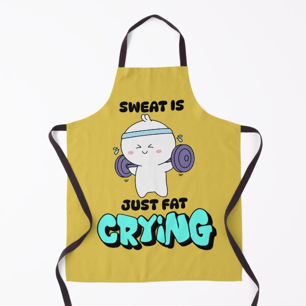 Item preview, Sweat Is Just Fat Crying - Cute Funny Gym Workout designed and sold by Frafri92.