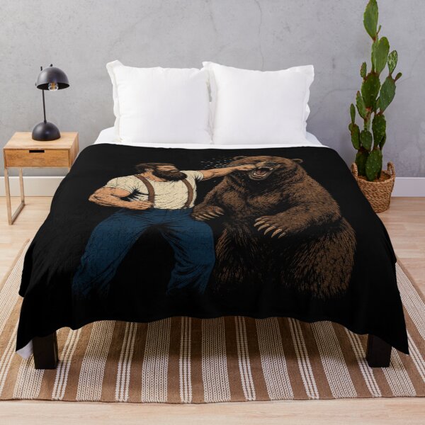 Item preview, Guy Punching Bear designed and sold by RuthMenze.