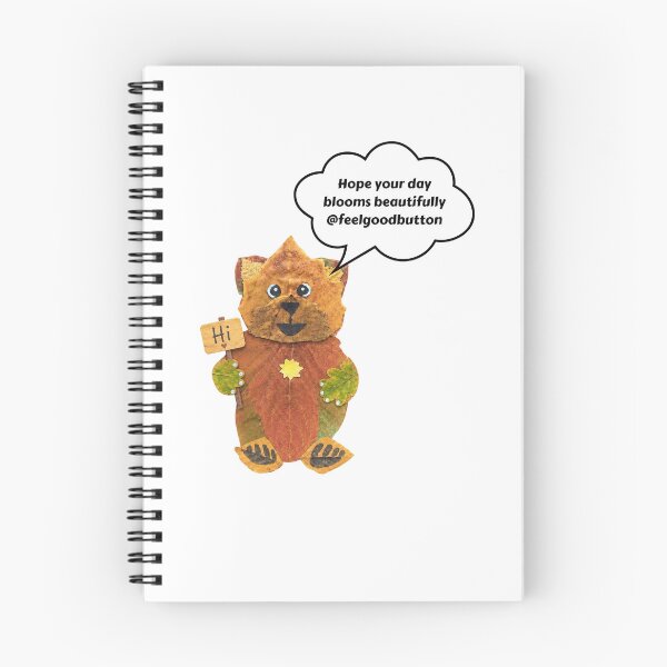 Item preview, Bear wishing good day designed and sold by FeelGoodButton.