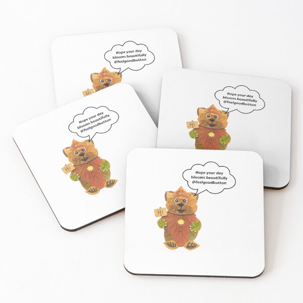 Item preview, Bear wishing good day designed and sold by FeelGoodButton.