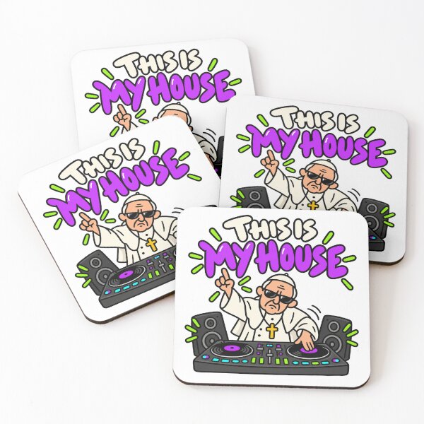 Item preview, This Is My House Pope DJ designed and sold by MonkiFlipp.