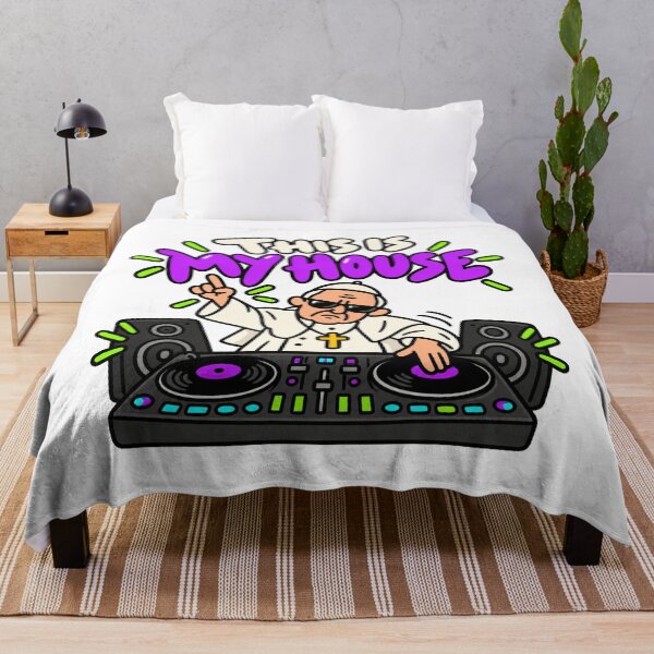 Item preview, This Is My House Pope DJ designed and sold by MonkiFlipp.