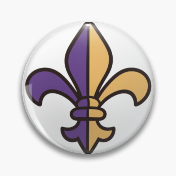 Item preview, Fleur de Lis Purple and Gold designed and sold by LeauxcalSouth.