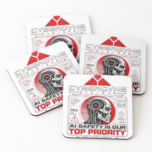 Item preview, Cyberdyne Systems AI Safety designed and sold by GloomySketches.