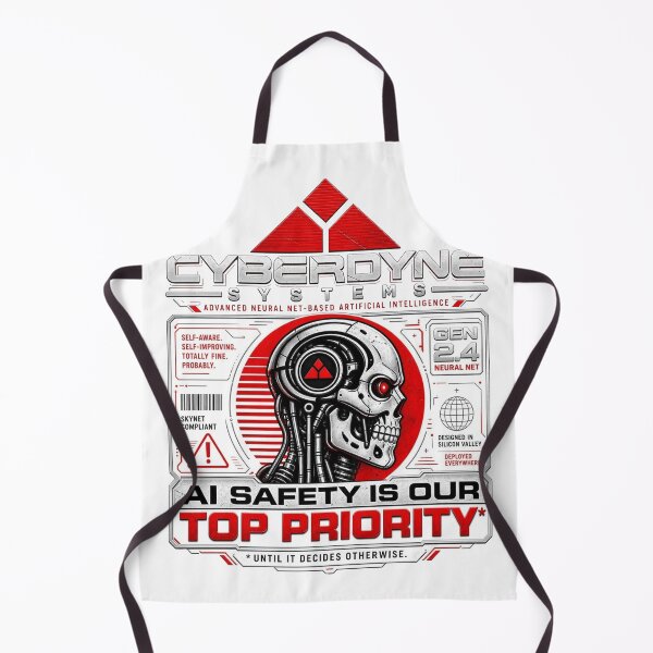 Item preview, Cyberdyne Systems AI Safety designed and sold by GloomySketches.