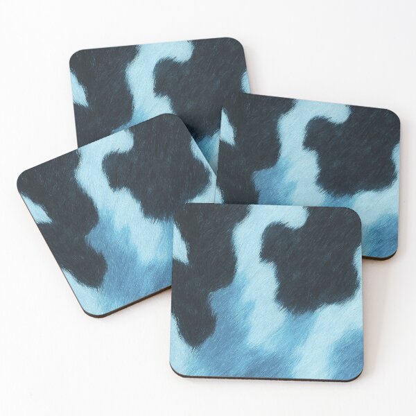 Item preview, Blue fur cow texture, realistic painting style designed and sold by the artedivino.