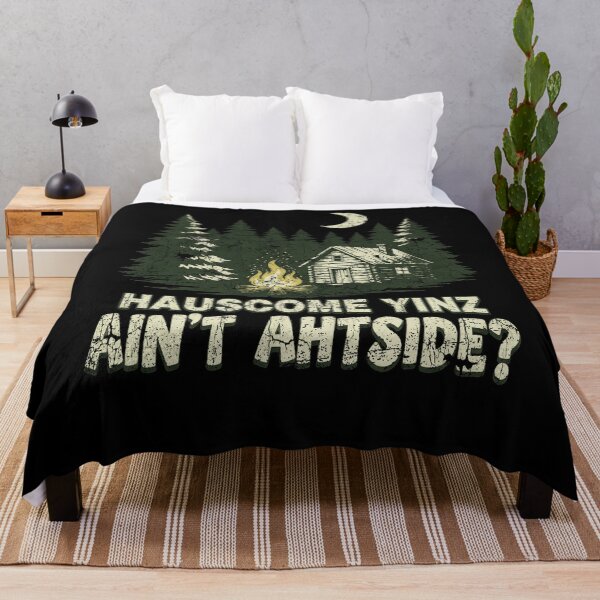 Item preview, Vintage Cabin Camping Outdoor Nature Forest Funny Slang Design designed and sold by RuthMenze.