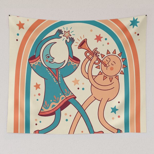 Item preview, Dancing Through the Stardust – Retro Poster designed and sold by AuralisStudio.