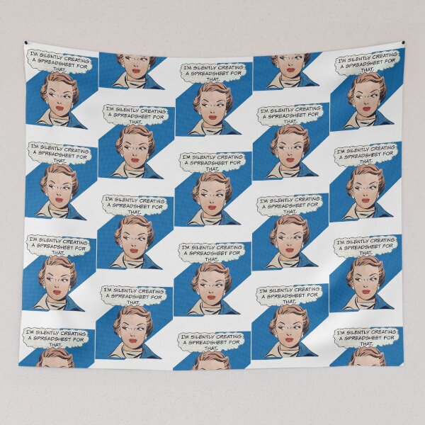 Item preview, I'M Silently Creating A Spreadsheet For That - Office Humor designed and sold by PrintBro.