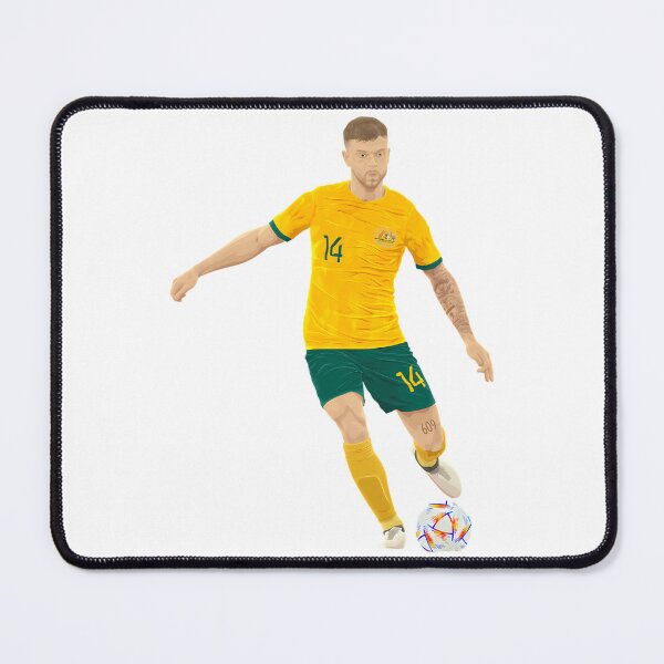 Item preview, Riley Mcgree - Australian Football  Socceroos designed and sold by alexusarena.