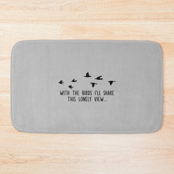 Item preview, Birds Lonely View Quote Nature Silhouette Art designed and sold by ETHADALL.