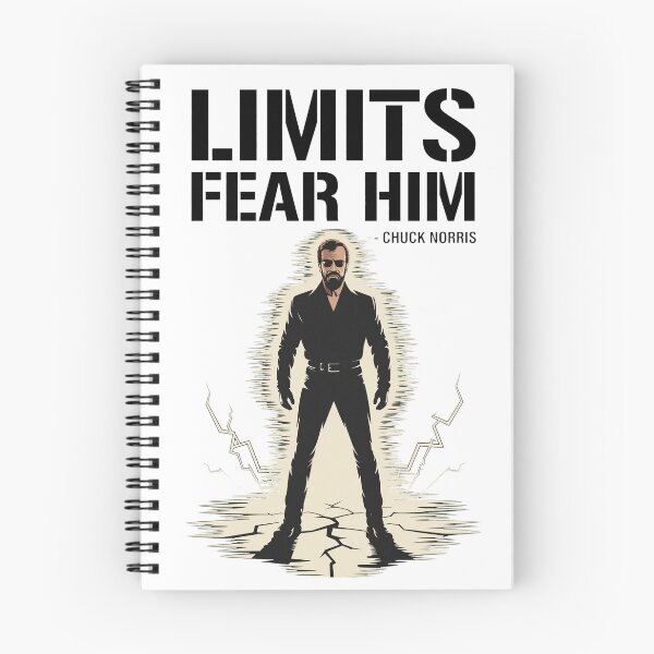 Item preview, Limits Fear Him Chuck Norris  designed and sold by LITZYBRENDO.