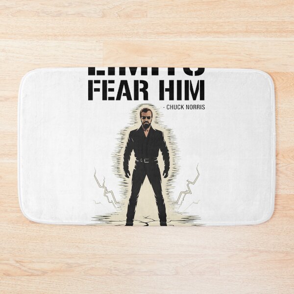 Item preview, Limits Fear Him Chuck Norris  designed and sold by LITZYBRENDO.