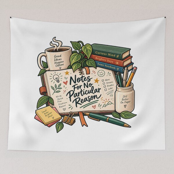 Item preview, Notes for No Particular Reason – Journaling and Notebook Life designed and sold by FindYouByZ.