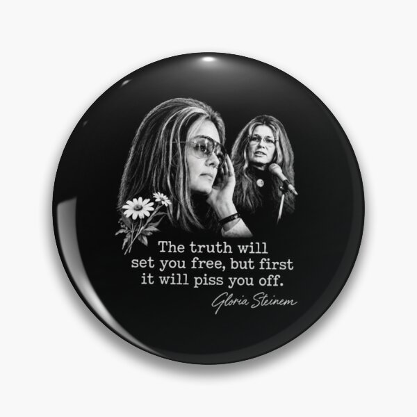 Item preview, Gloria Steinem Quotes, The Truth Will Set You Free designed and sold by SawyerLawrence.