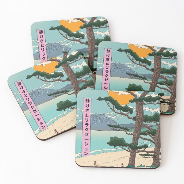 Item preview, Japanese Beach Sunset designed and sold by cynthiasholma.
