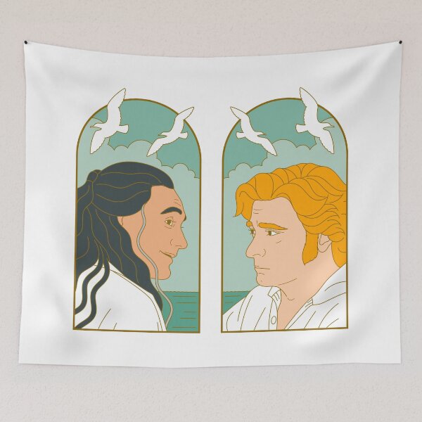 Item preview, Stede and Ed On The Beach (Our Flag Means Death) designed and sold by Stjernegaupe.