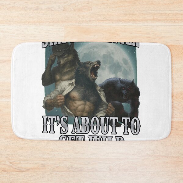 Item preview, Stay Back Kitten Wild Moon Wolf Men designed and sold by LITZYBRENDO.