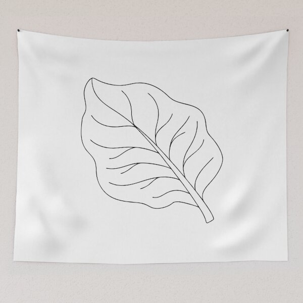 Item preview, Fiddle Leaf Fig Minimalist 1 Line Art Gift designed and sold by OneLine Studio.