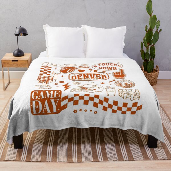 Item preview, Denver Game Day Retro Football Design designed and sold by Treichel1985.