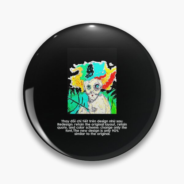 Item preview, Vivid Expressionist Figure with Colorful Head designed and sold by LITZYBRENDO.