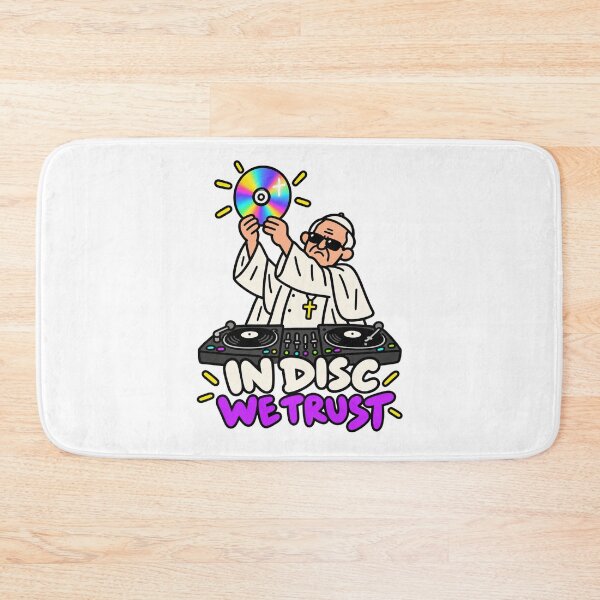 Item preview, In Disc We Trust Funny Pope DJ designed and sold by MonkiFlipp.