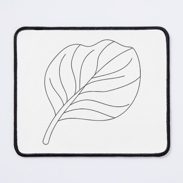 Item preview, Fiddle Leaf Fig Minimalist 2 Line Art Gift designed and sold by OneLine Studio.