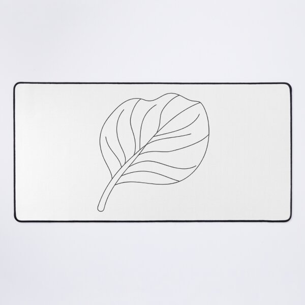 Item preview, Fiddle Leaf Fig Minimalist 2 Line Art Gift designed and sold by OneLine Studio.
