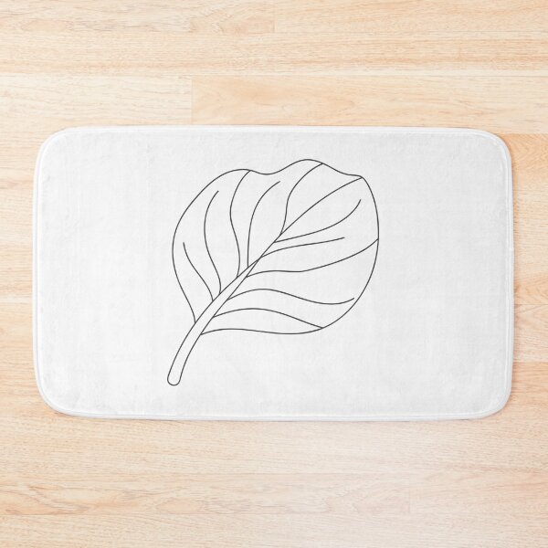 Item preview, Fiddle Leaf Fig Minimalist 2 Line Art Gift designed and sold by OneLine Studio.