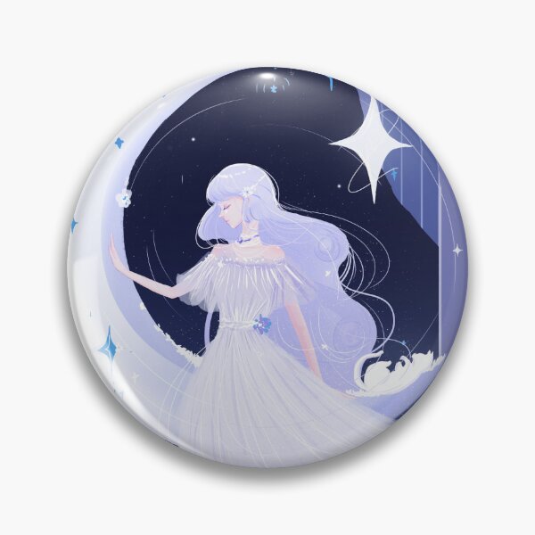 Item preview, Lady Moon Illustration designed and sold by Natsuzie.