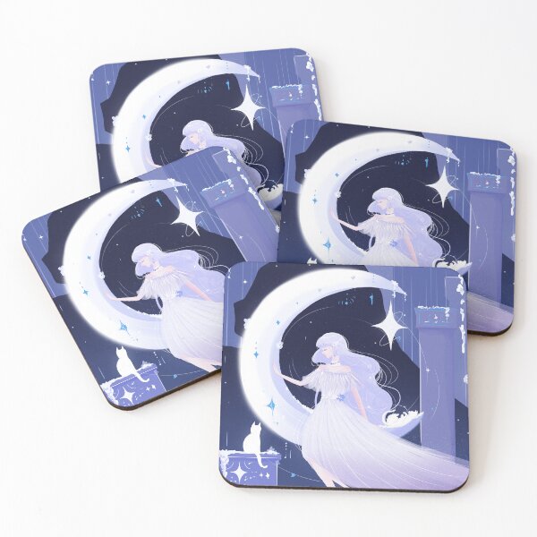 Item preview, Lady Moon Illustration designed and sold by Natsuzie.
