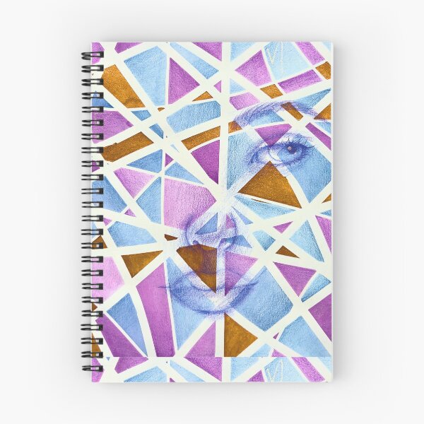 Item preview, Through the Fracture, Geometric Woman Portrait designed and sold by ArithraStudio.