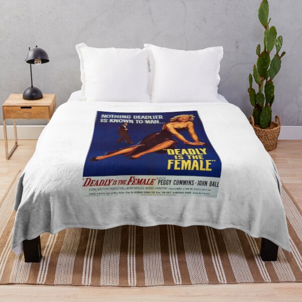 Item preview, Deadly is The Female 1950 vintage movie poster designed and sold by colliophoto.