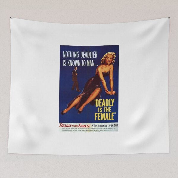 Item preview, Deadly is The Female 1950 vintage movie poster designed and sold by colliophoto.