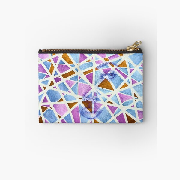 Item preview, Through the Fracture, Geometric Woman Portrait designed and sold by ArithraStudio.