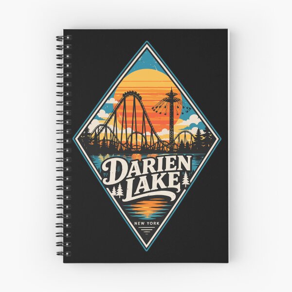 Item preview, Darien Lake New York Retro Vintage designed and sold by TomFrontierArt.