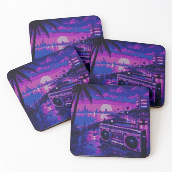 Item preview, Neon Boombox Bliss designed and sold by vapormoon.