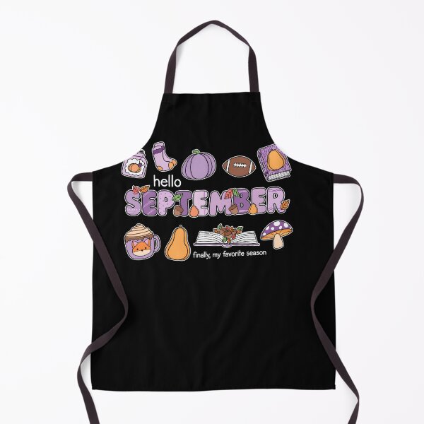 Item preview, Hello September Finally My Favorite Season Fall Pumpkins Football designed and sold by MarlaMaloneShop.