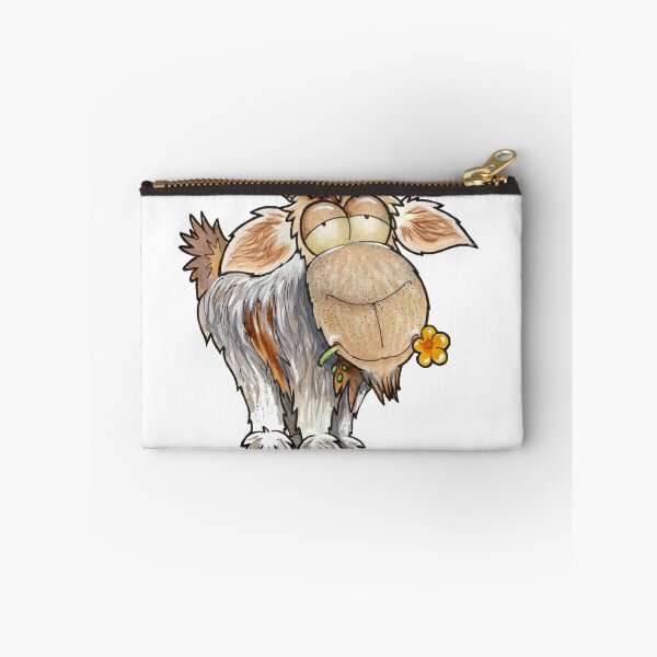 Item preview, Cartoon goat with flower in mouth designed and sold by Mark_Harvey_Creative.