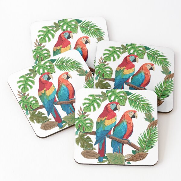 Item preview, Scarlet Macaws Tropical Haven designed and sold by REDCLASH2002.