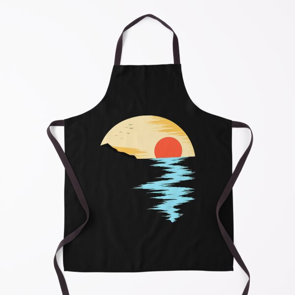 Item preview, Retro Sunset Reflection Art designed and sold by YarningsandYear.