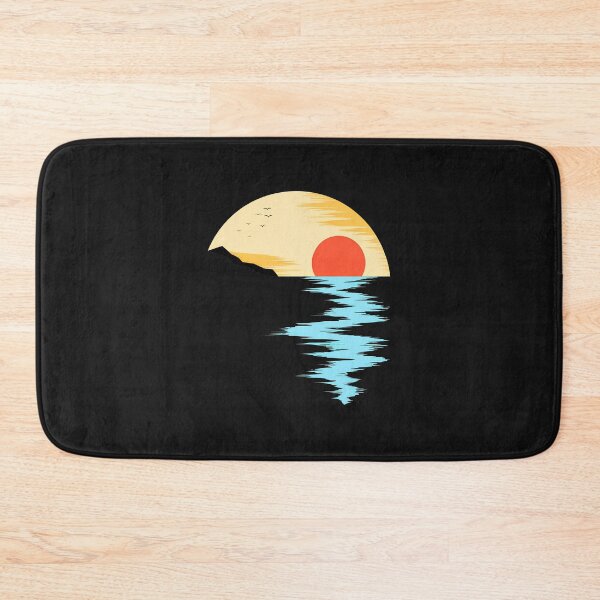 Item preview, Retro Sunset Reflection Art designed and sold by YarningsandYear.