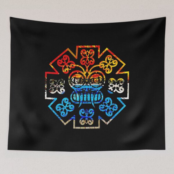 Item preview, Vibrant Abstract Star Pattern with Floral Accents designed and sold by ETHADALL.